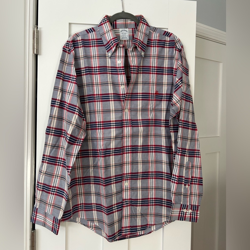 Brooks Brothers Men’s Regent Button-Down Plaid size L